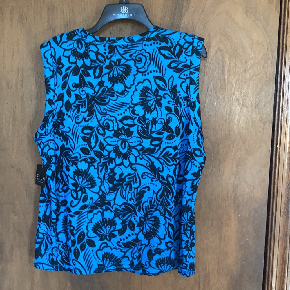 Ella lightweight sleeveless top with floral print size XL - Picture 17 of 17